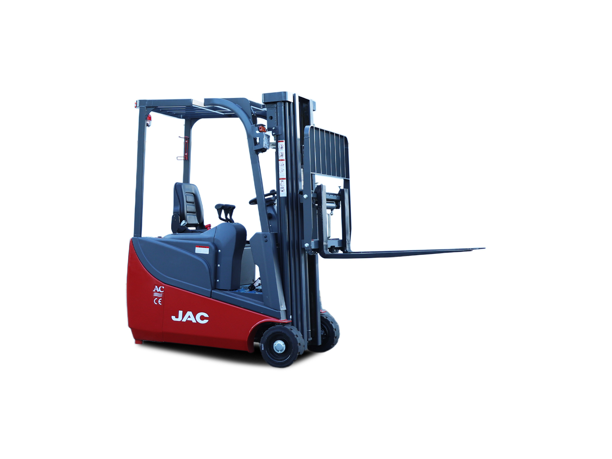 Empilhador elétrico JAC 15S Mini com capacidade de carga 1.500 kg