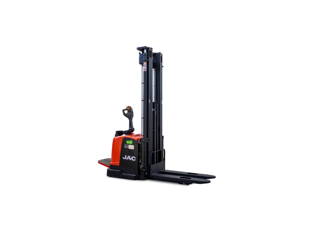 Stacker Elétrico JAC CDDK20 6M com capacidade de 2.000kg e elevação até 6 metros